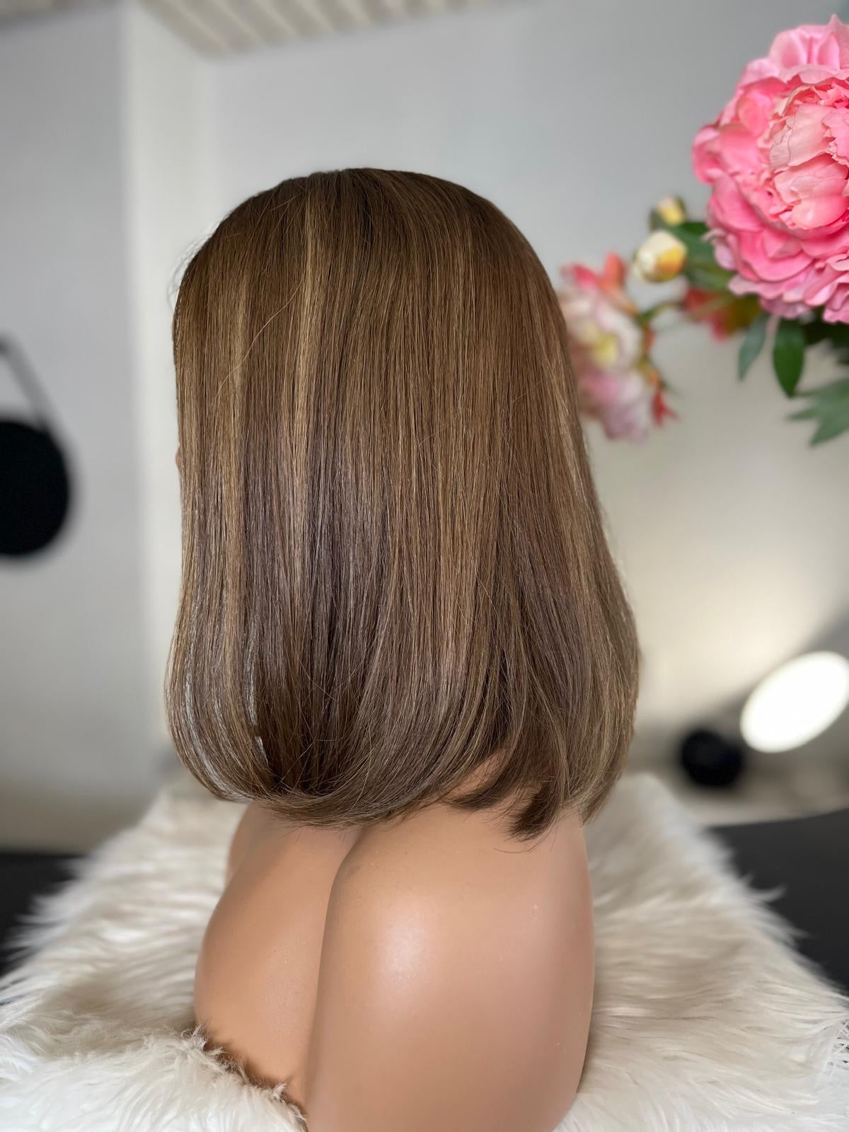 Mina  -  confort integral illusion + lace top / 14 inch / 150% Volume / european hair / small (Copie)