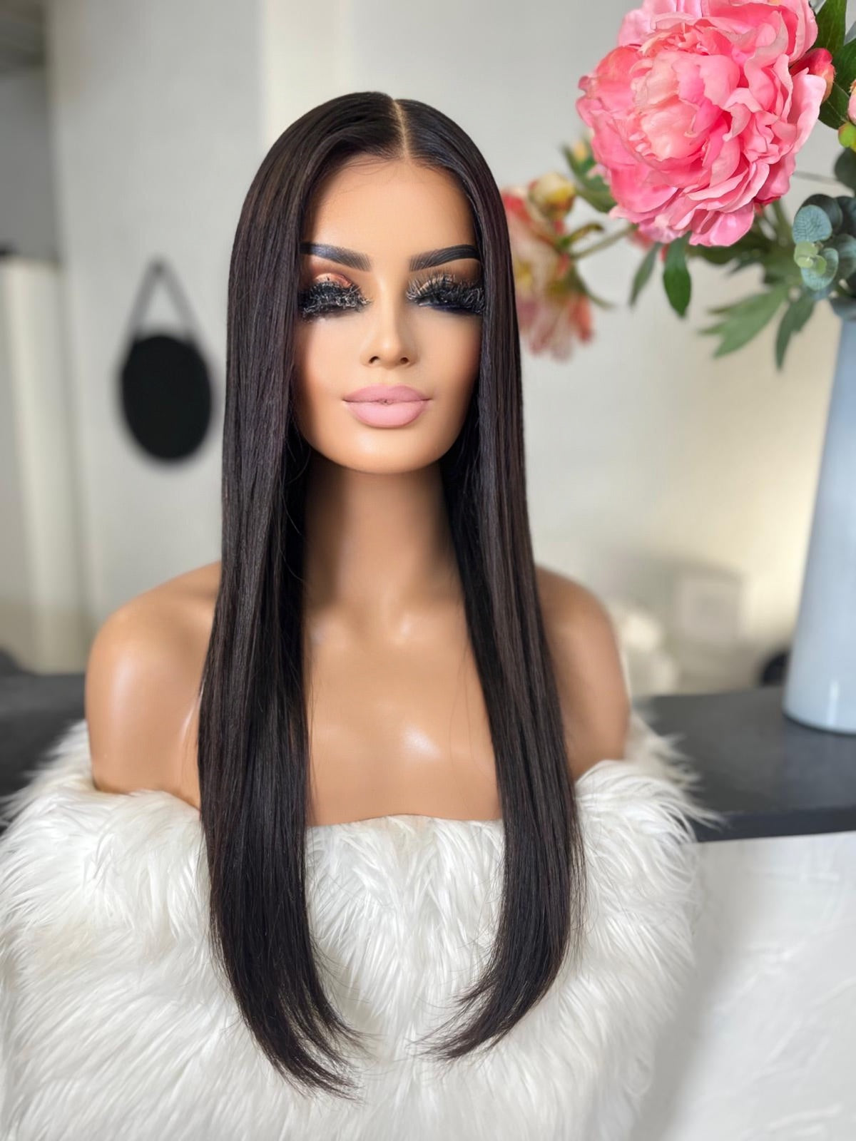 Fiona  -  confort integral illusion + lace top / 24 inch / 150% Volume / european hair / small