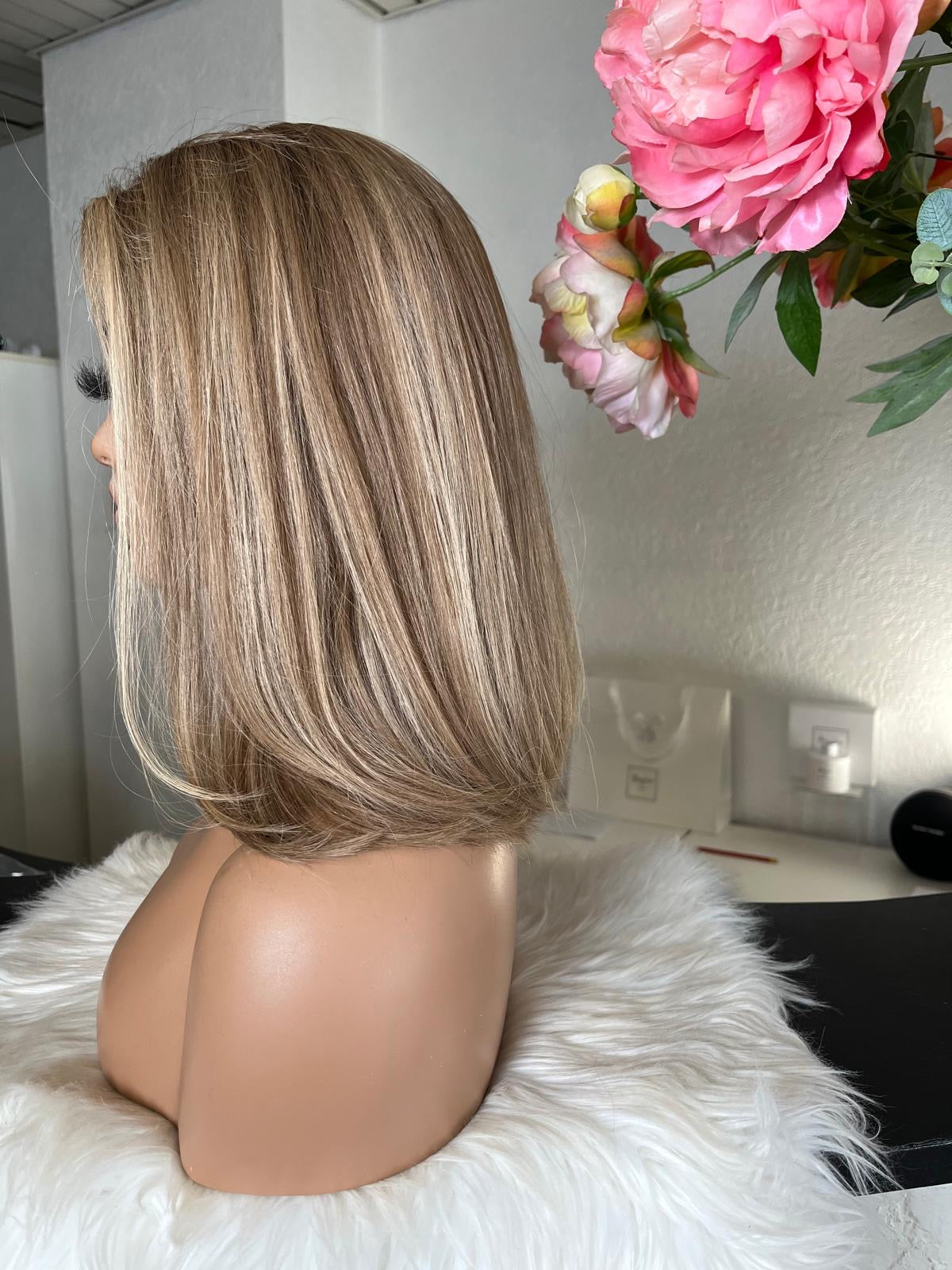 Chirca  -  confort integral illusion + lace top / 14 inch / 150% Volume / european hair / small