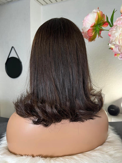 Fanny  -  confort integral illusion + lace top / 14 inch / 150% Volume / european hair / small