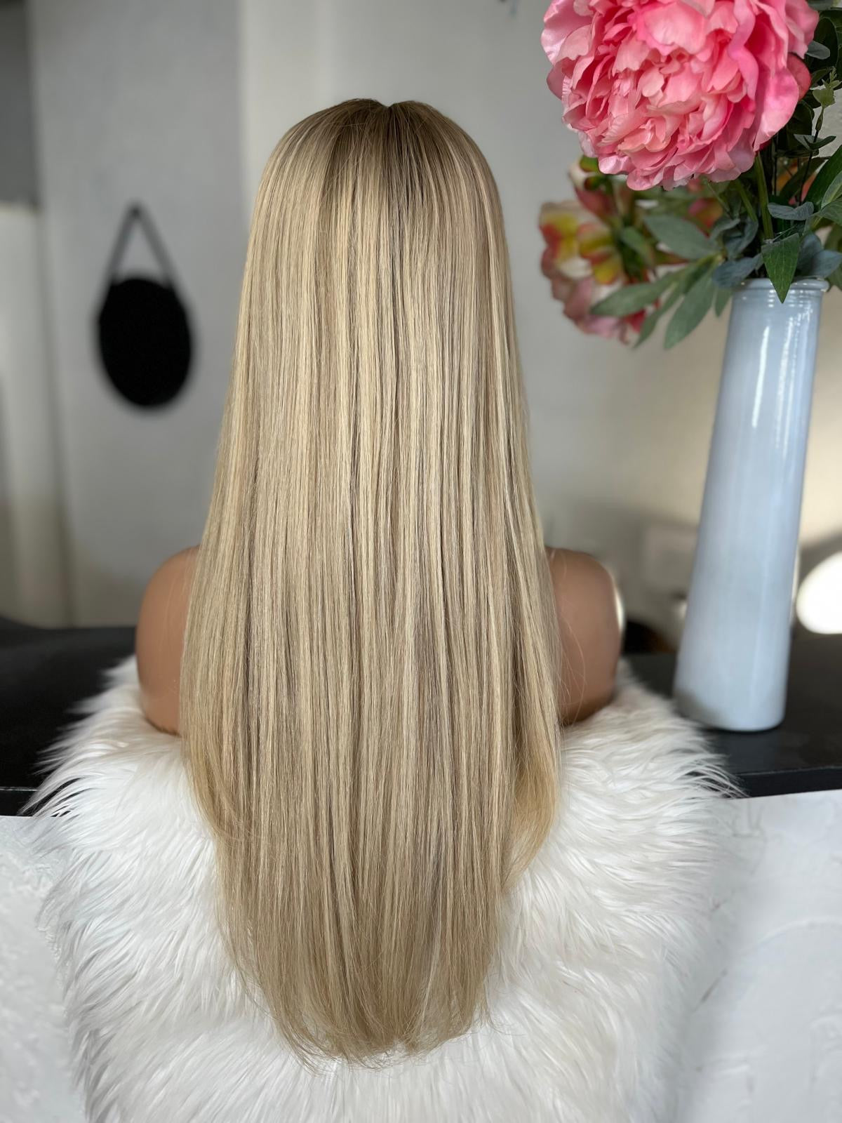 Sofia -   illusion + lace top / 26 inch / 150% Volume / european hair / small