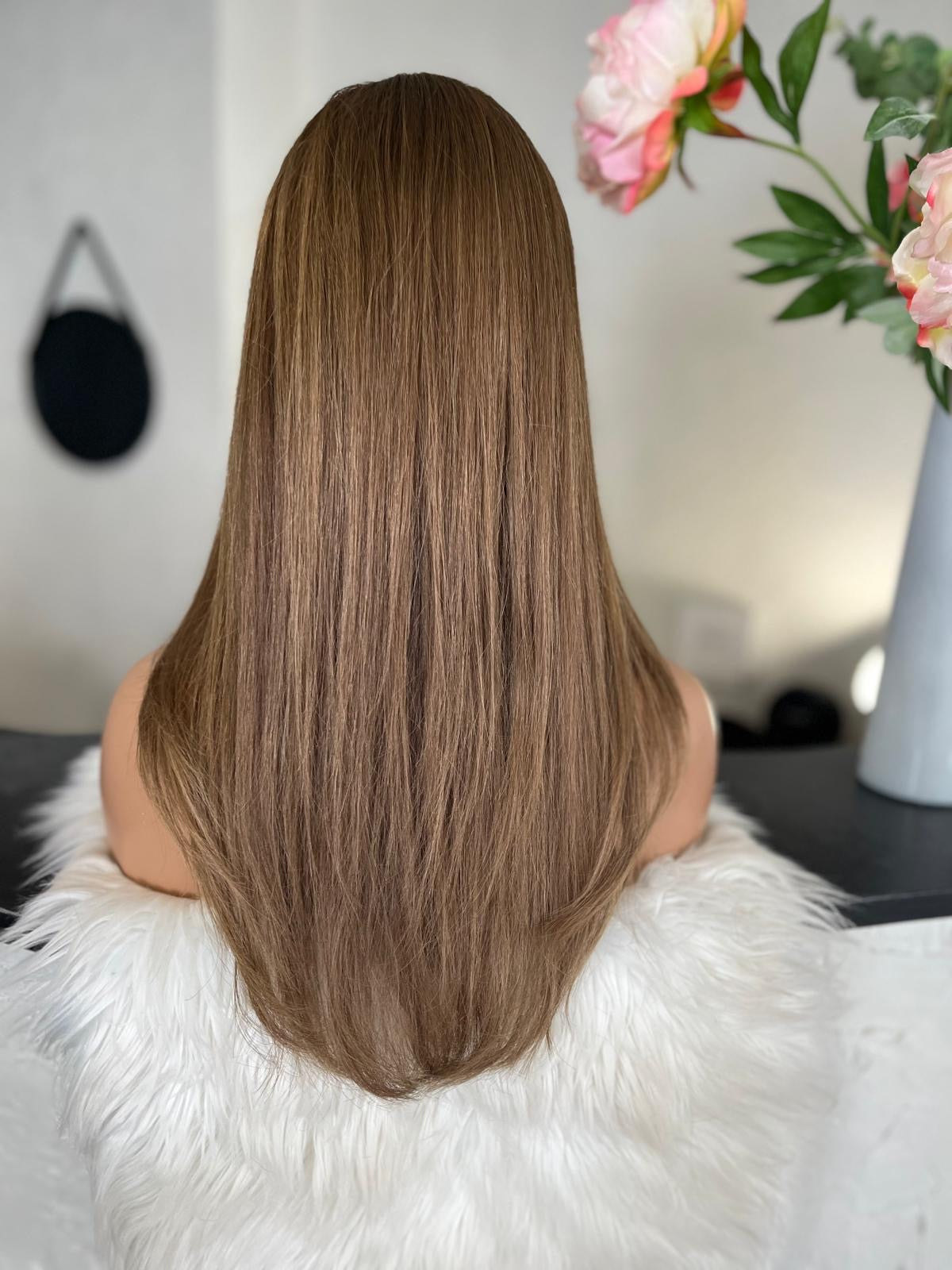 Fanny -  confort integral illusion + lace top /20 inch  / 150% Volume / european hair / small