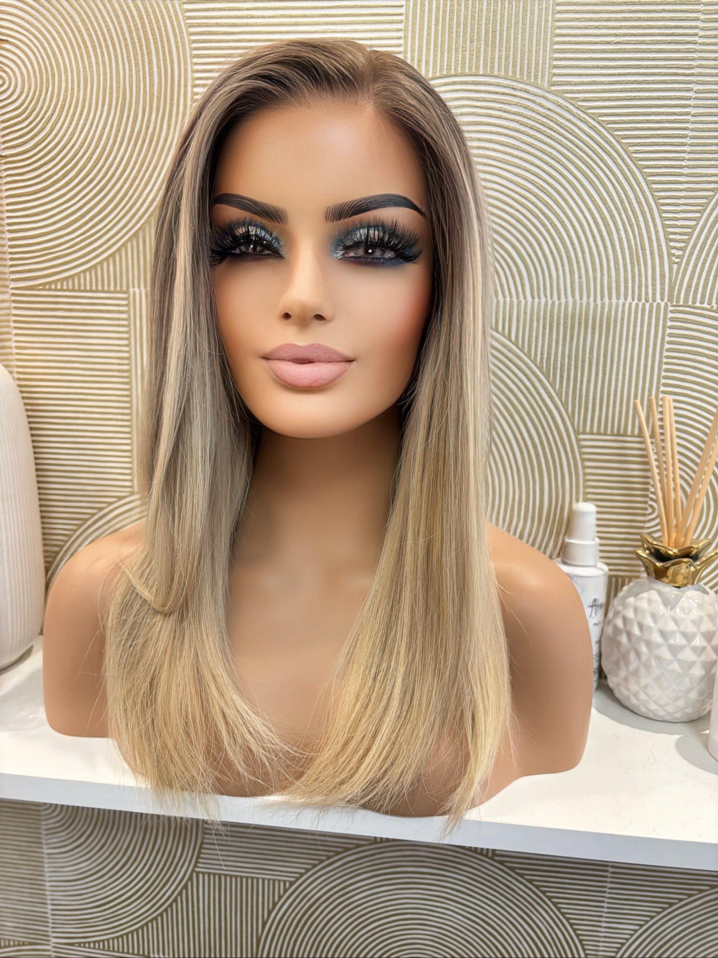 Full Lace Wig For White Girl Short Human Hair Wigs Alexy Hair