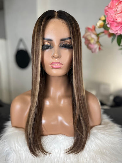 leane  -  confort integral illusion + lace top / 20 inch / 150% Volume / european hair / small