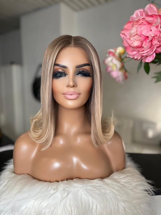 Anna  -  confort integral illusion + lace top / 14 inch / 150% Volume / european hair / small
