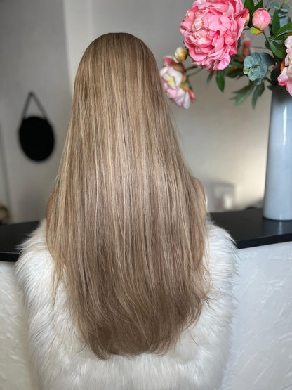 Alexia   - Integral + lace top  / 28 inch / 150 % Volume / mongolian hair / small (Copie 3)