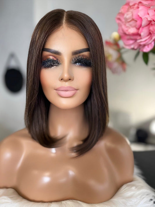 Berenice  -  confort integral illusion + lace top / 14 inch / 150% Volume / european hair / small