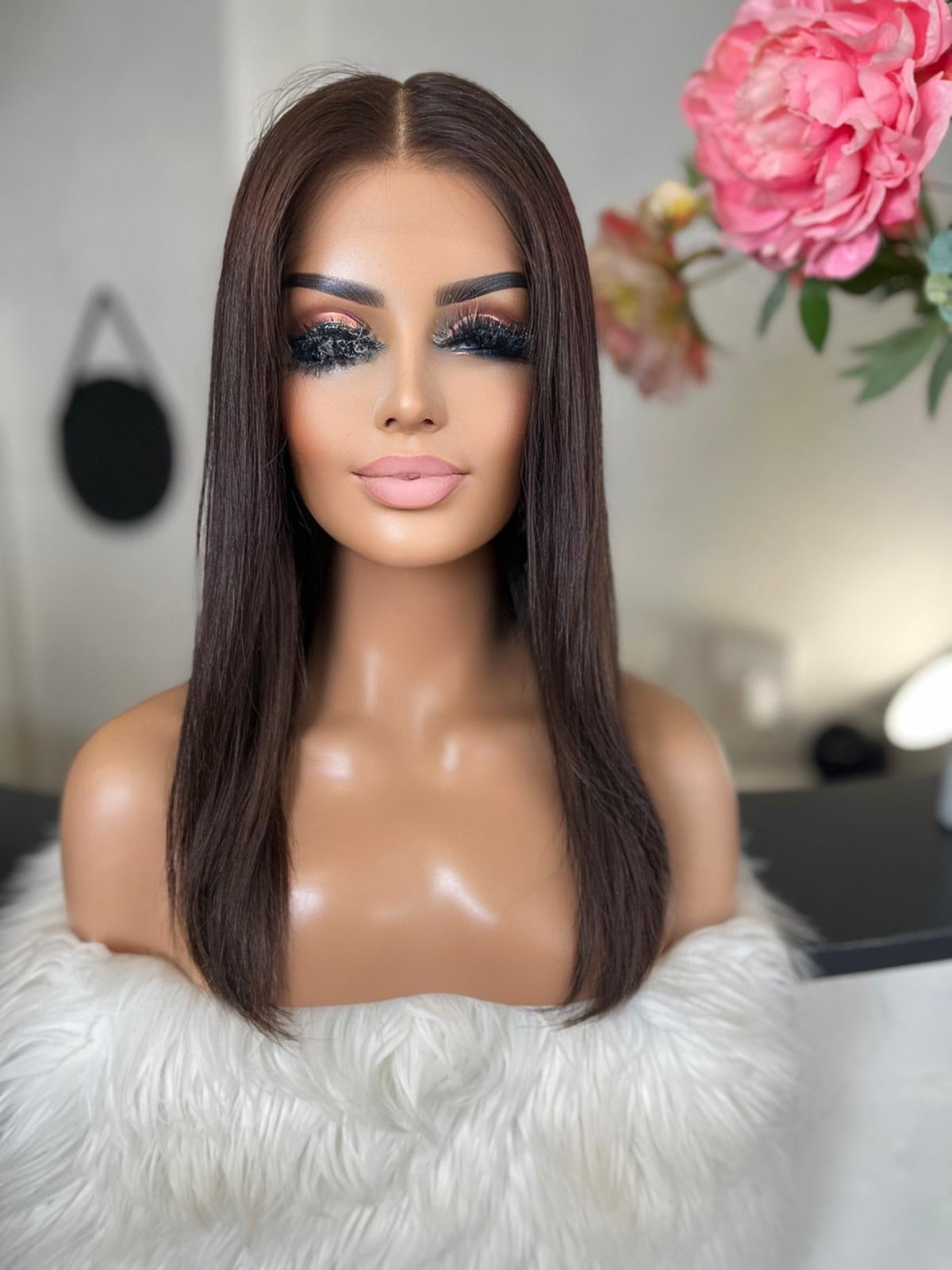Melinda  -  confort integral illusion + lace top / 20 inch / 150% Volume / european hair / small
