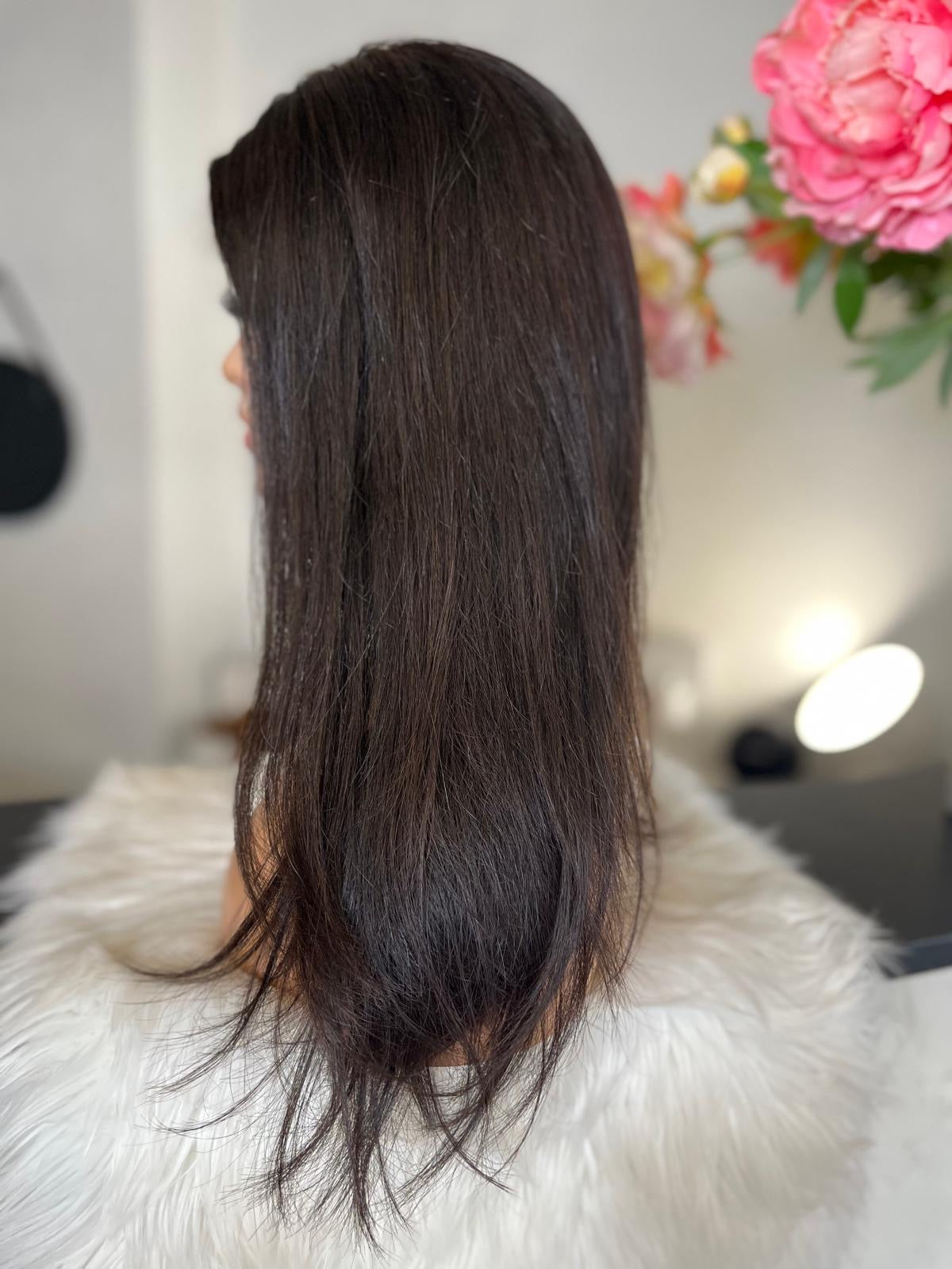 Fanny  -  confort integral illusion + lace top / 20 inch / 150% Volume / european hair / small (Copie)