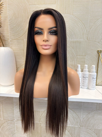 Gigi  -  confort integral illusion + lace top / 26 inch / 150% Volume / european hair / small