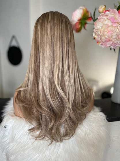 Johanna  -  confort integral illusion + lace top / 20 inch / 150% Volume / european hair / small