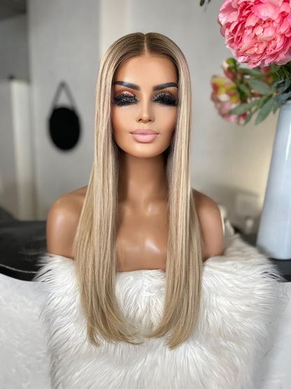 Sofia -   illusion + lace top / 26 inch / 150% Volume / european hair / small