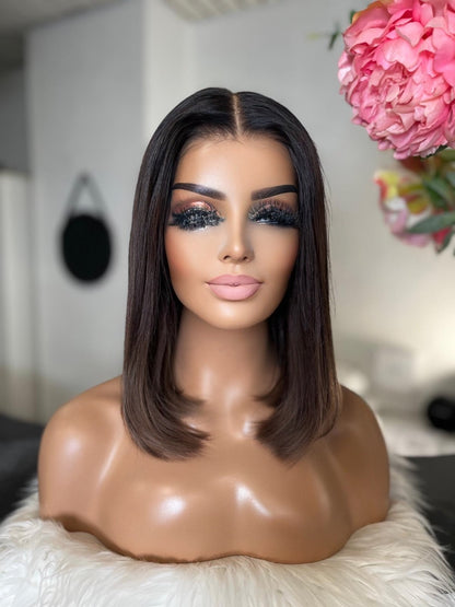 Sonia  -  confort integral illusion + lace top / 14 inch / 150% Volume / european hair / small