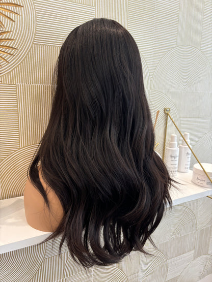 Fanny  -  confort integral illusion + lace top / 22 inch / 150% Volume / european hair / small