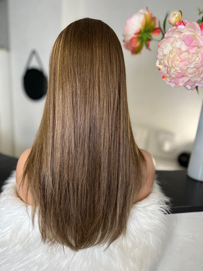 Vicky  -  confort integral illusion + lace top / 22 inch / 150% Volume / european hair / small