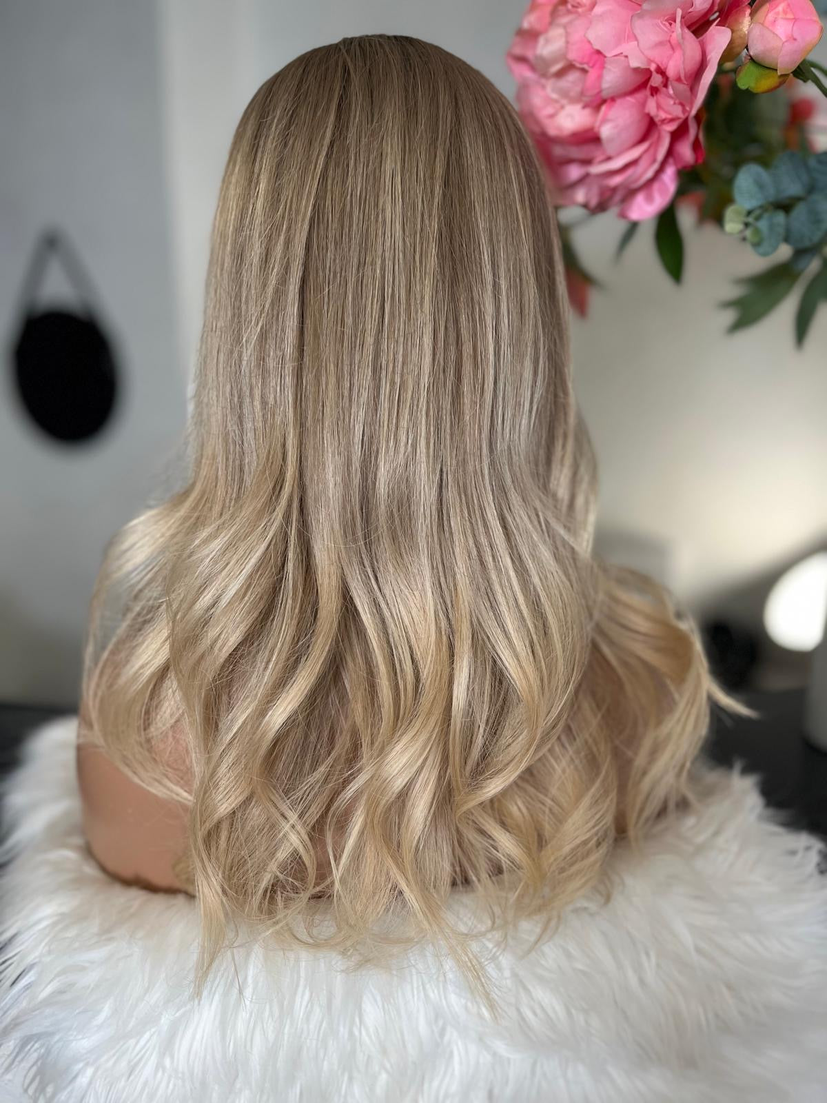 Mallaury  -  confort integral illusion + lace top / 18inch / 150% Volume / european hair / small
