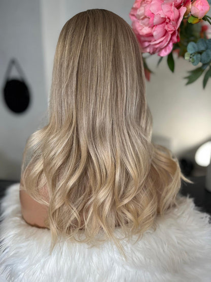 Mallaury  -  confort integral illusion + lace top / 18inch / 150% Volume / european hair / small