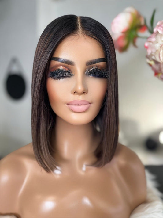 Fanny  -  confort integral illusion + lace top / 14 inch / 150% Volume / european hair / small