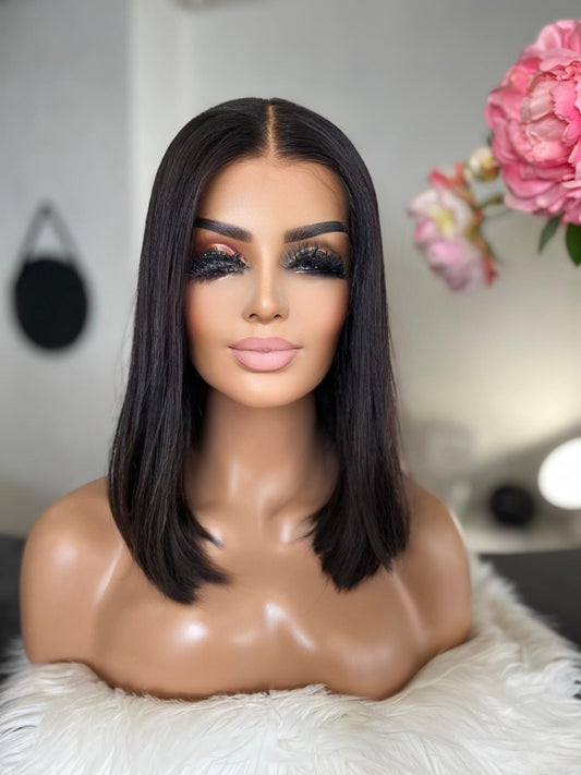 Ramona  -  confort integral illusion + lace top / 14 inch / 150% Volume / european hair / small