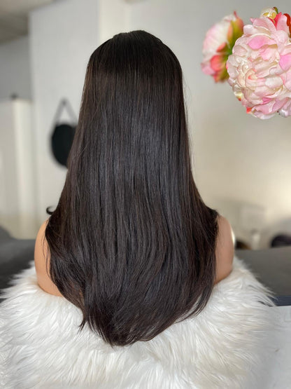 Ruby -  confort integral illusion + lace top / 20 inch / 150% Volume / european hair / small