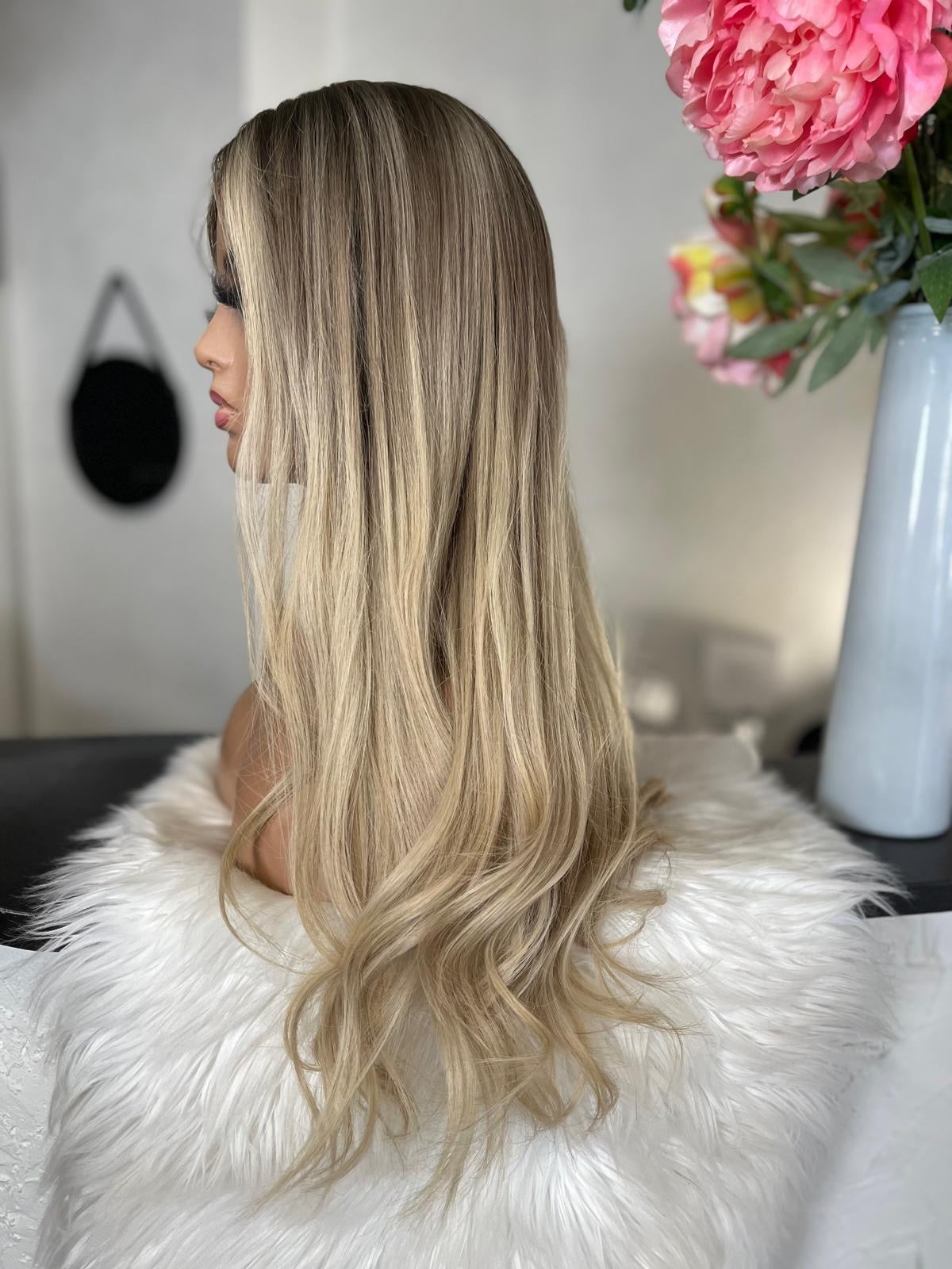 Helena -   illusion + lace top / 26 inch / 150% Volume / european hair / small