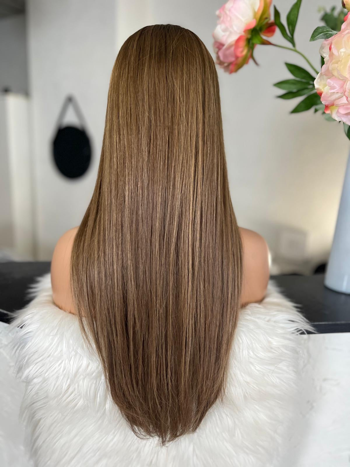 Karmen -  confort integral illusion + lace top / 26 inch / 150% Volume / european hair / small (Copie)