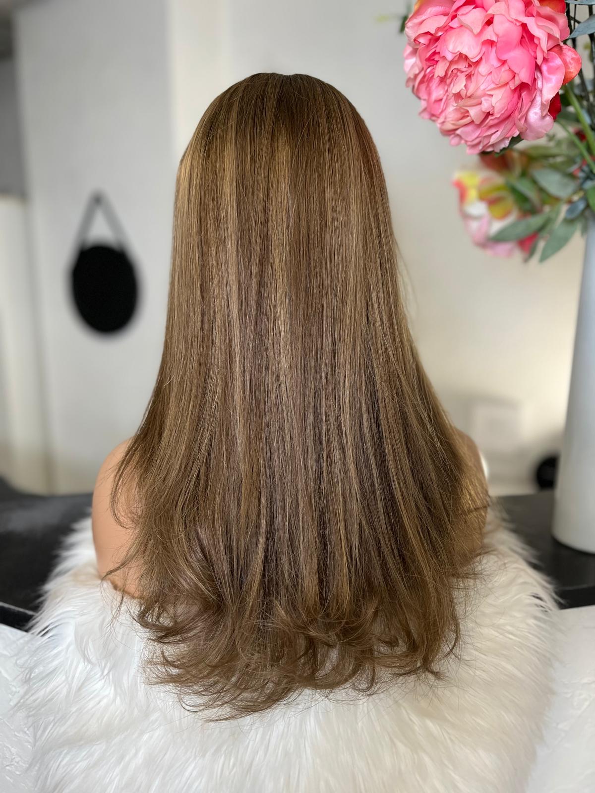 Wanda -  confort integral illusion + lace top /20 inch  / 150% Volume / european hair / small