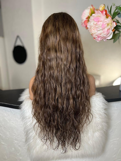 Theresa   - Integral + lace top  / 28 inch / 150 % Volume / mongolian hair / small