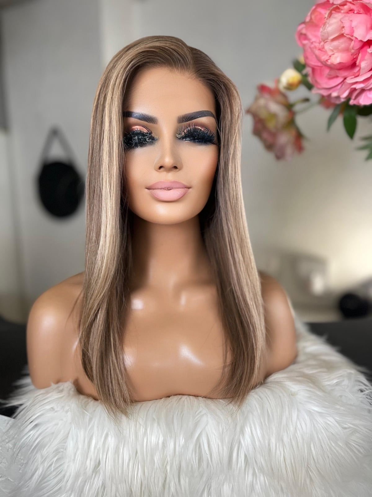 Ursula  -  confort integral illusion + lace top / 20 inch / 150% Volume / european hair / small