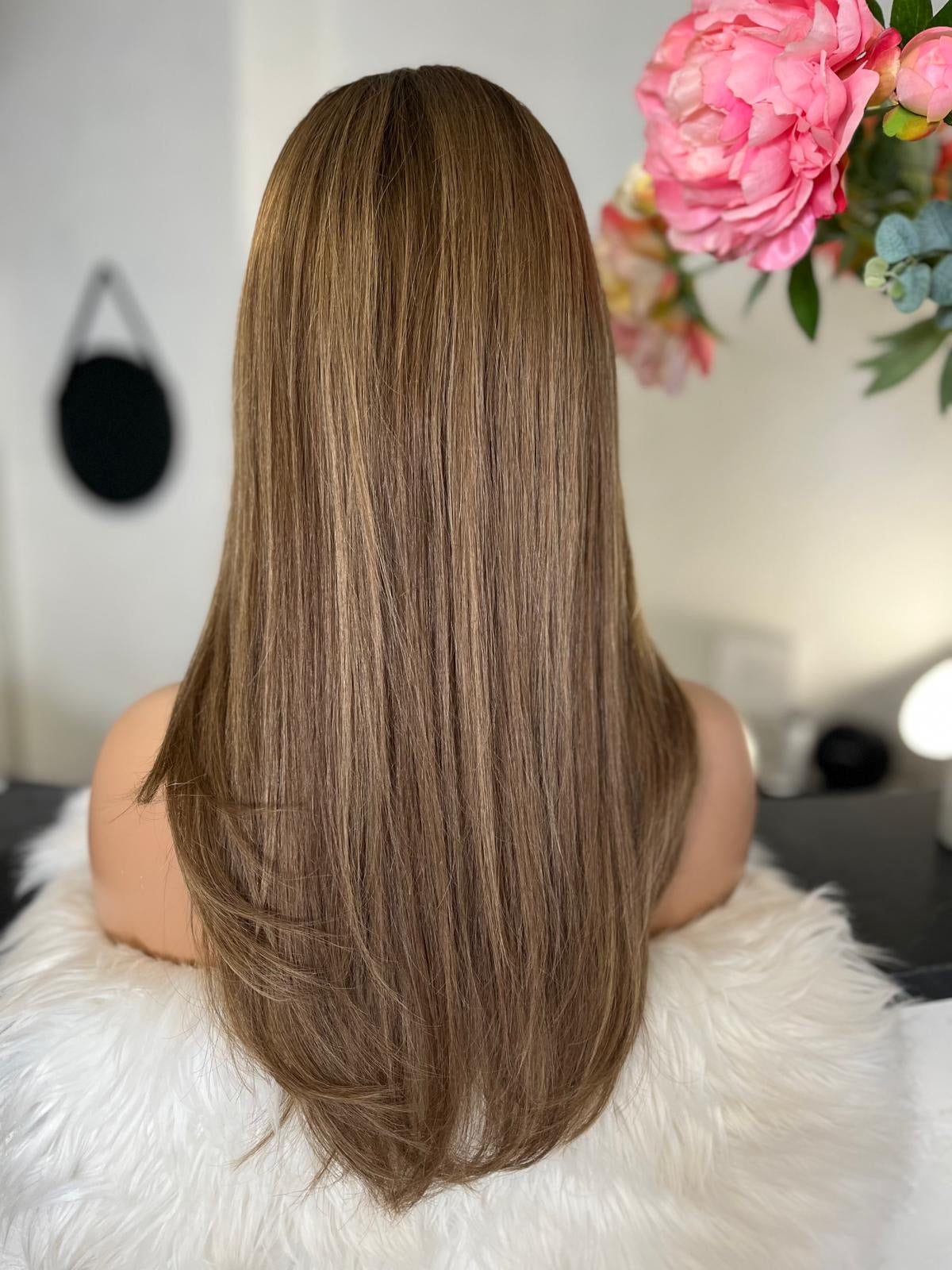 Fanny -  confort integral illusion + lace top /20 inch  / 150% Volume / european hair / small