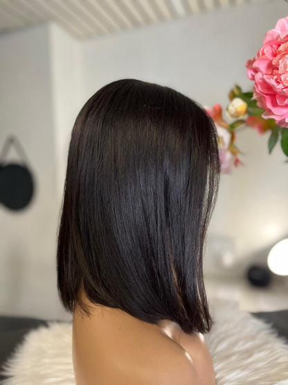 Sylvia  -  confort integral illusion + lace top / 14 inch / 150% Volume / european hair / small