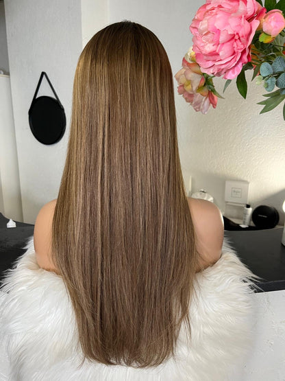 Sam  -  confort integral illusion + lace top / 18inch / 150% Volume / european hair / small