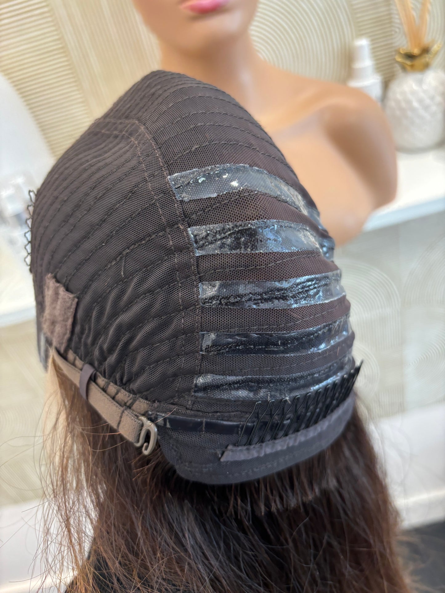 Falbala  -  confort integral illusion + lace top / 24 inch / 150% Volume / european hair / small