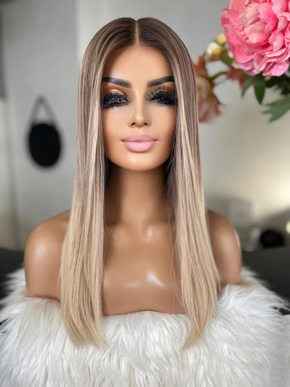 Genie -  confort integral illusion + lace top / 20 inch / 150% Volume / european hair / small (Copie)