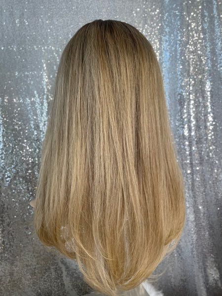 .Vanessa - confort cap+ skin part / 18 inch / 150 % Volume / european hair / small