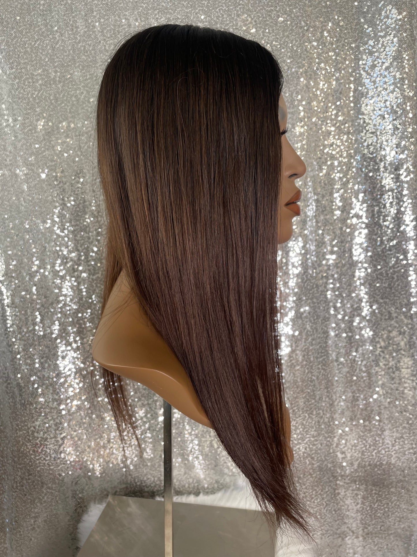 Topper Samantha - 6x6 inch / 130% / 20 inch / european hair 