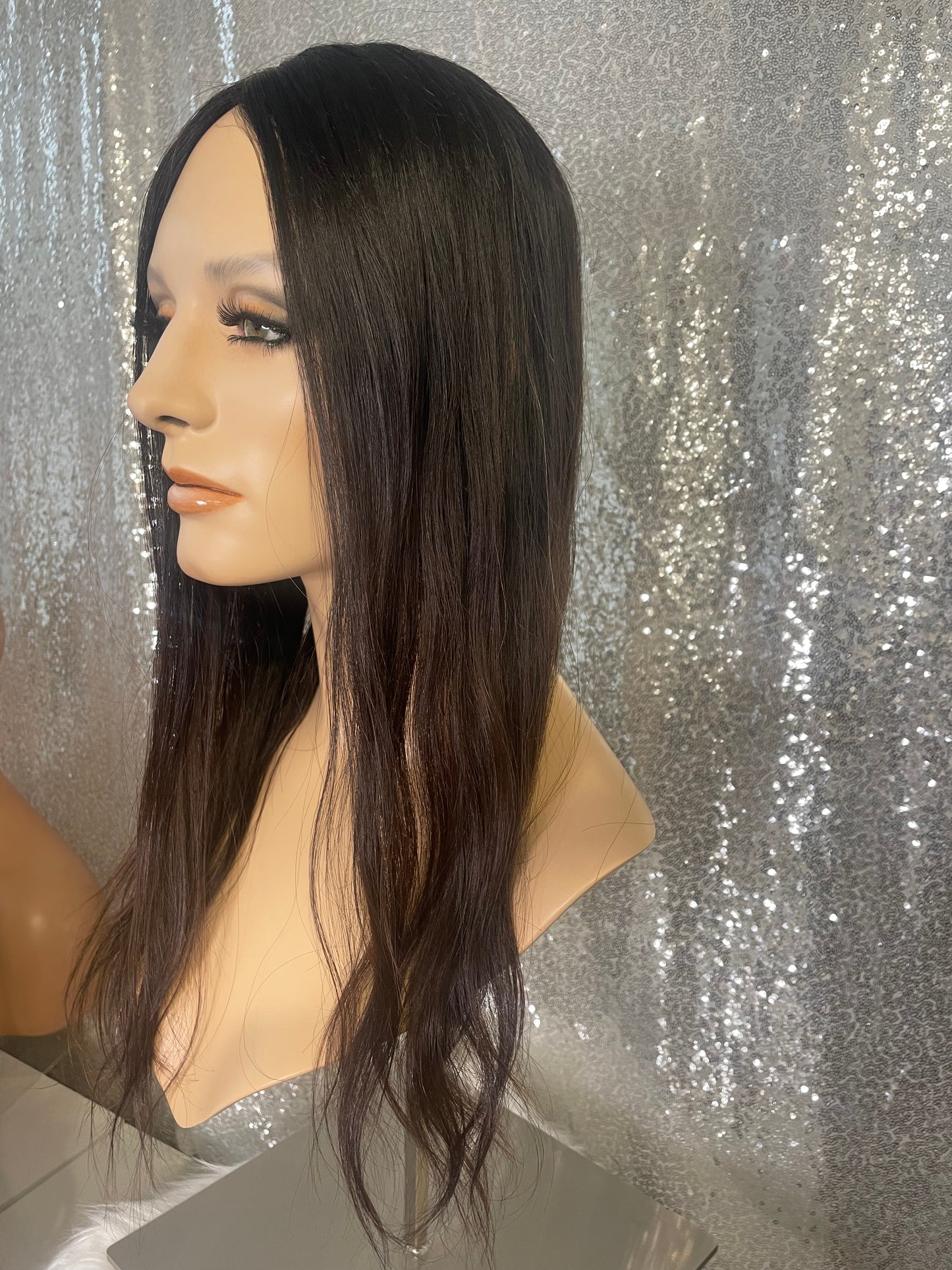 Topper Veronica - 6x6 inch / 130% / 20 inch / european hair 